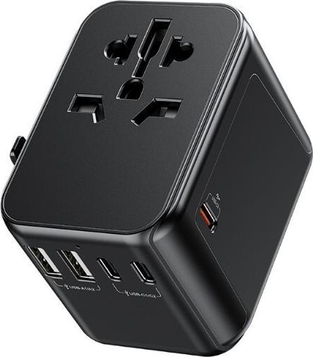 Wekome Pop Digital Series EU/UK/US/AU charger/travel adapter + 3x USB-C & 2x USB-A (30 W)
