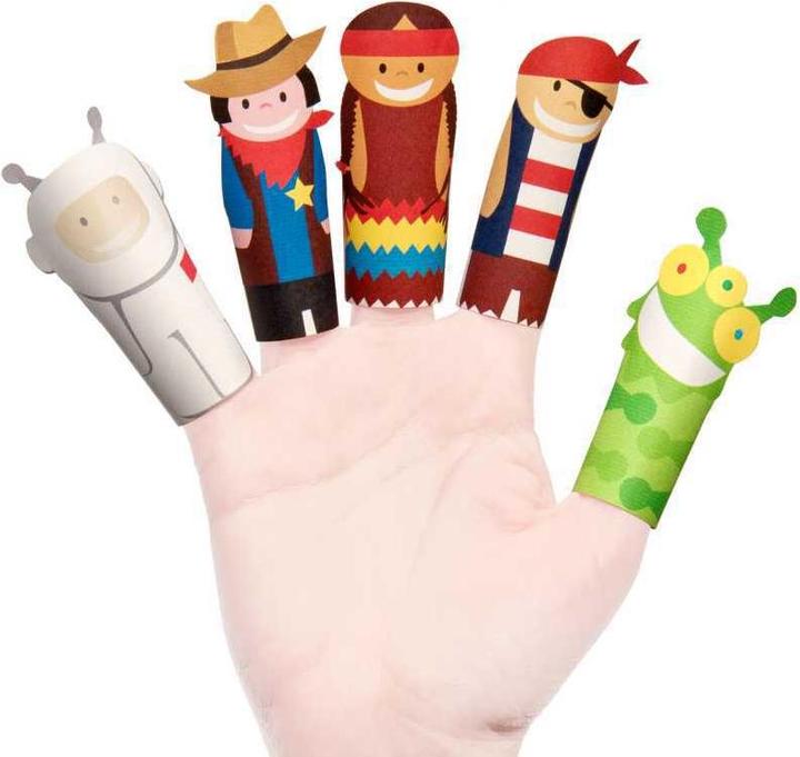 Produktbild Pukaca Papierfingerpuppenset. 8 Helden (8 x)