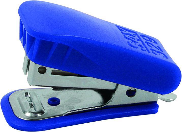 Produktbild SAX Heftgerät Stapler 329, Heftklammern bis zu 20 Blatt, Blau, KOSTENLOSE Heftklammern (20 Blätter)