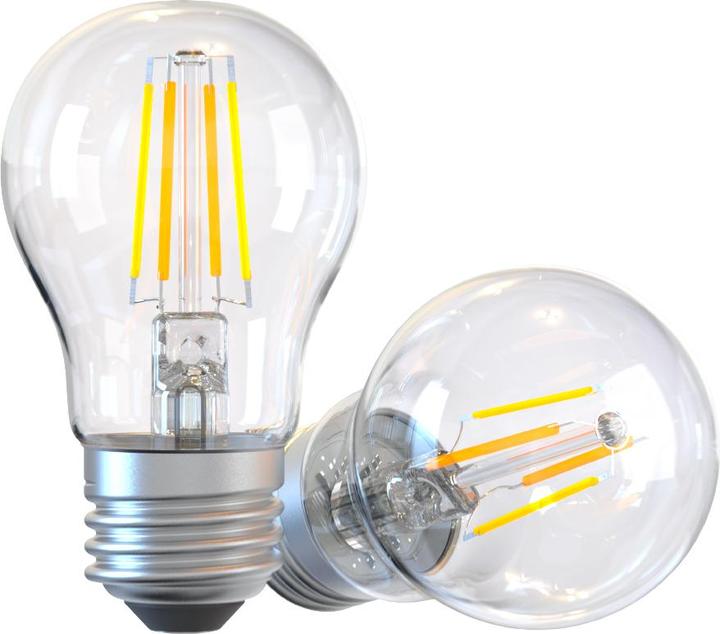 Produktbild Tellur WiFi Filament Smart Bulb E27 clear, white/warm, dimmer (E27, 6 W, 650 lm, 1 x, F)