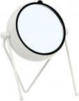 Image du produit Giftdecor horloge en fer forgé cadran ovale miroir blanc 21c (210 mm)