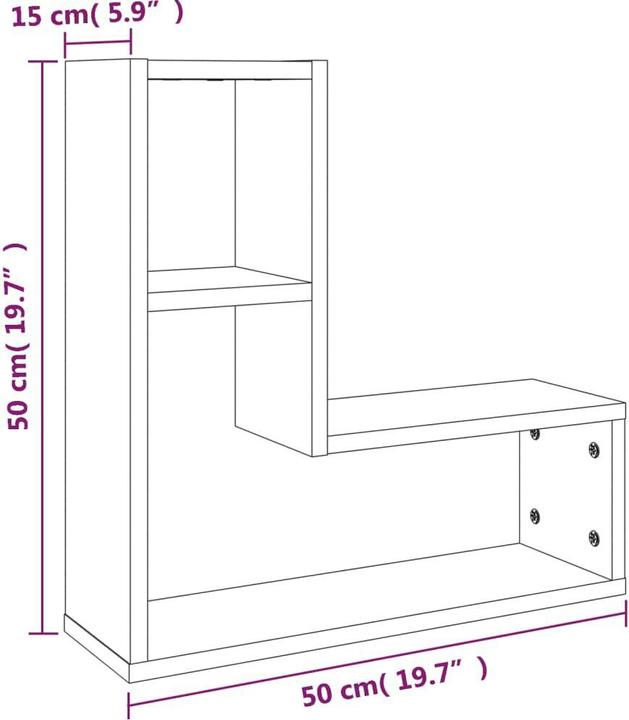 Image du produit VidaXL Ruy (50 x 15 x 50 cm)