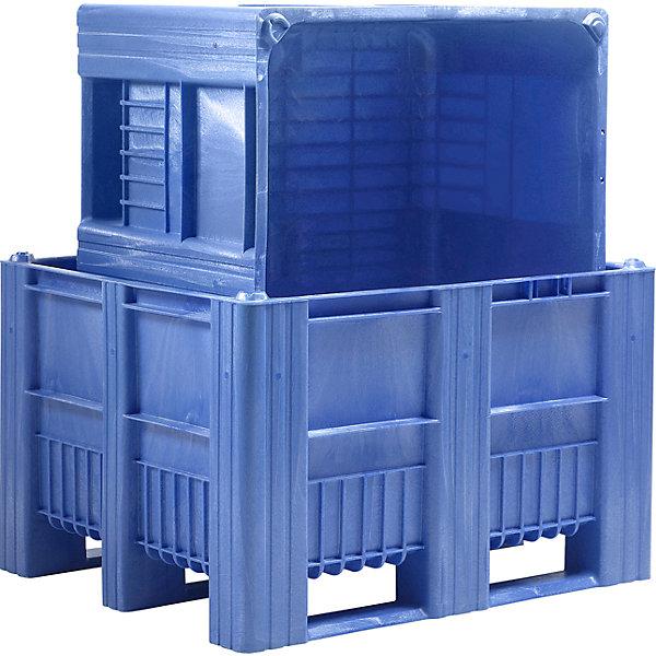 Image du produit Craemer Caisse-palette, capacité 610 l, bleu.