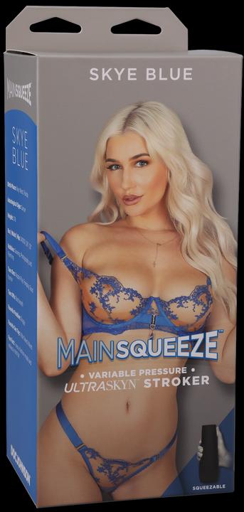 Actual product image Doc Johnson Skye Blue - ULTRASKYN Pussy Masturbator