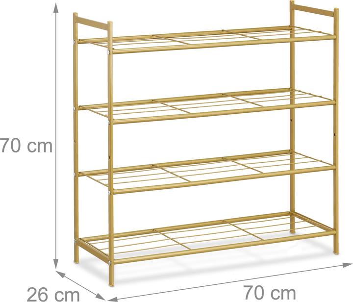 Productafbeelding Relaxdays Schoenrek (70 x 26 x 70 cm)
