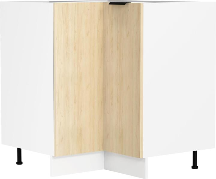 Produktbild VCM Eck Küchenschrank Unterschrank Fasola (76 x 76 x 82 cm)