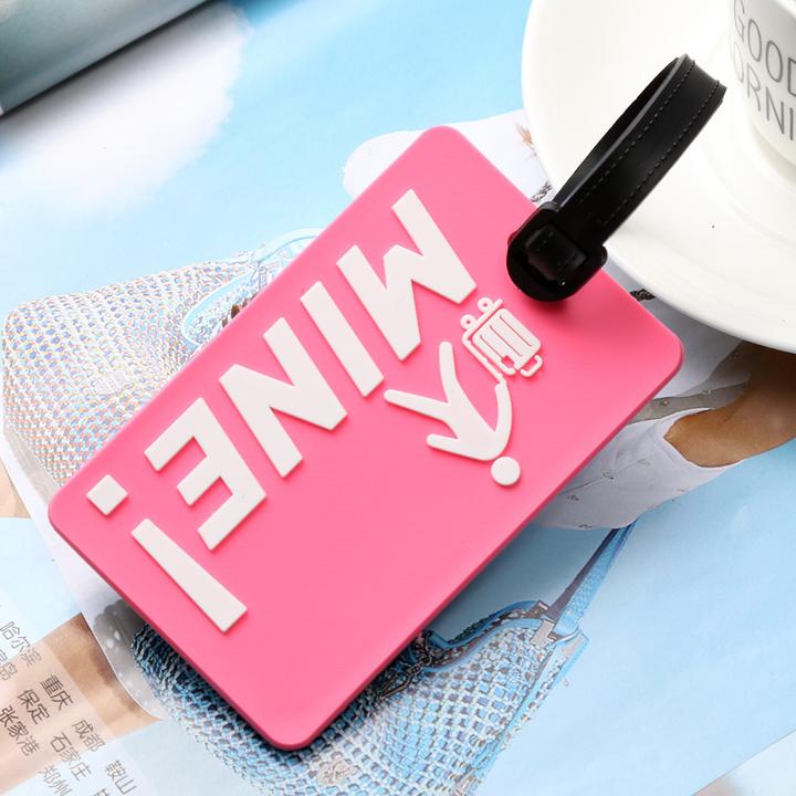 Produktbild Noya Kofferanhänger Gepäck-Etiketten Luggage Tag mit Adressschild - NOT YOUR BAG (4er Set) (Schlösser & Anhänger)