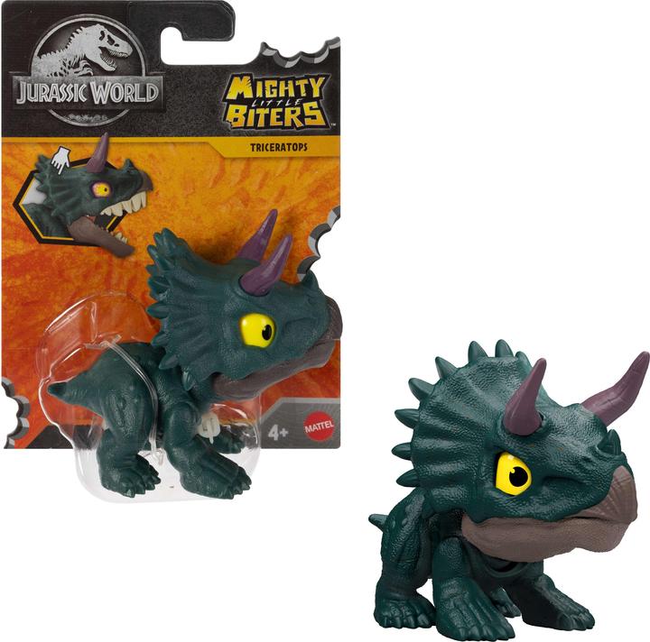 Image du produit Mattel JURASSIC WORLD MIGHTY LITTLE BITERS Triceratops