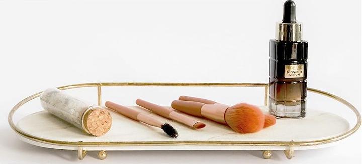 Stonea Makea Gold Makeup Tray Topaz