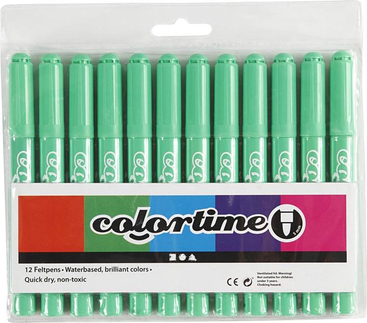 Actual product image Creativ Company Light-sized jumbo pens, 12pcs. (Light green, 5 mm, 12 x)