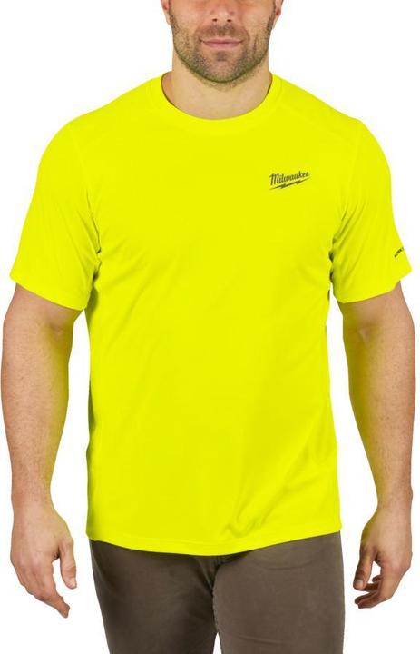 GCS Kurzärmeliges Arbeits-T-Shirt Hell - Gelb Wwssyl-Xxl (XXL)