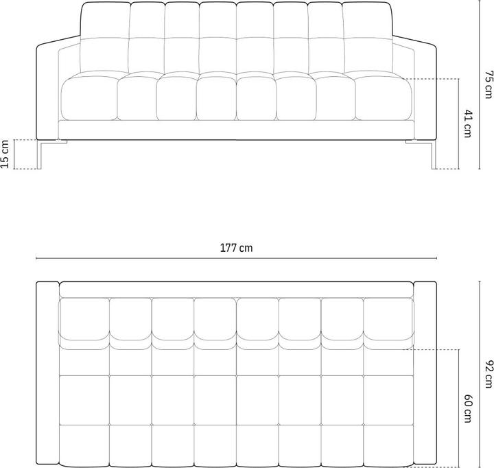 Produktbild Micadoni Mamaia (3-Sitzer)