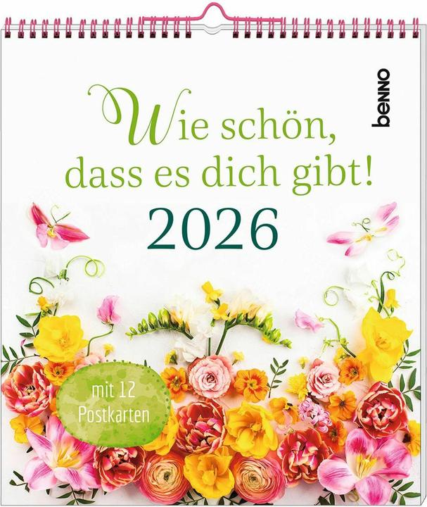 Produktbild Wie schön, dass es dich gibt! 2026 (Deutsch)
