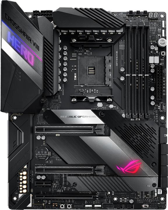 Actual product image ASUS Rog Crosshair VIII Hero (AM4, AMD X570, ATX)