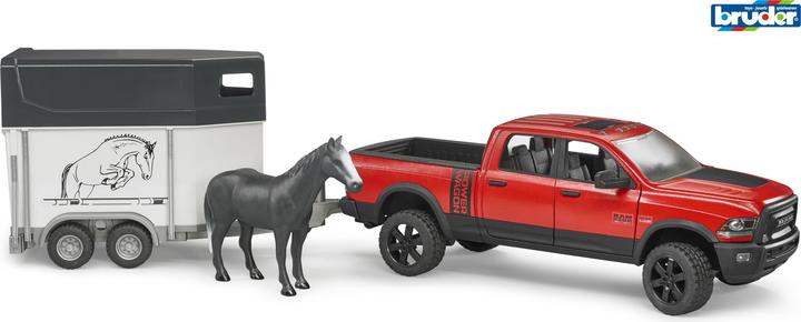 Image du produit Bruder Dodge RAM 2500 avec remorque pour chevaux
