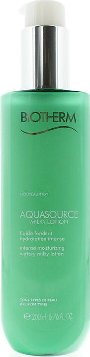 Actual product image Biotherm Aquasource Milky Face Lotion 200ml (Cleansing lotion, 200 ml)