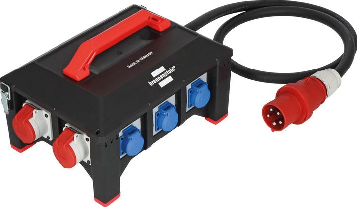 Actual product image Brennenstuhl Professional distributor BSV 5-63A FI (9 x, CEE, CEE 7/3)
