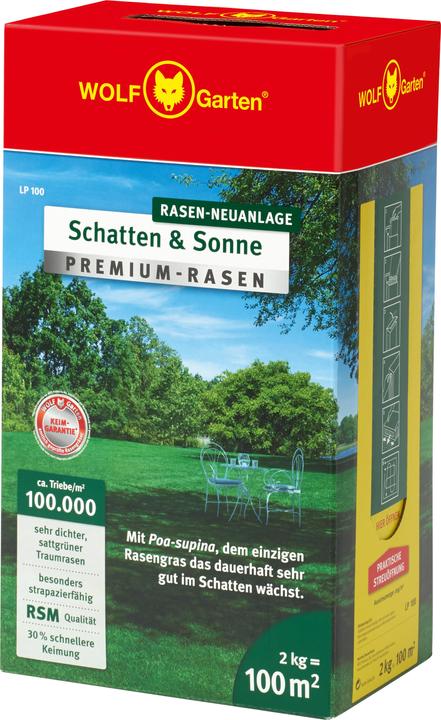 Wolf-Garten Premium shade sun (Lawn reseed)