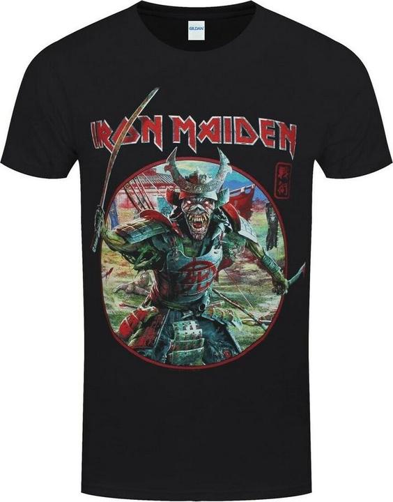 Music Brand Unisex Adult Senjutsu Eddie Warrior Circle T-Shirt