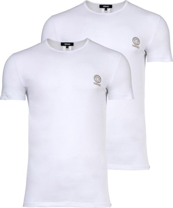 Image du produit Versace T-Shirt Bi-Pack Jersey Topeka Bi-Stretch Cotton Organic New Logo (XXL)