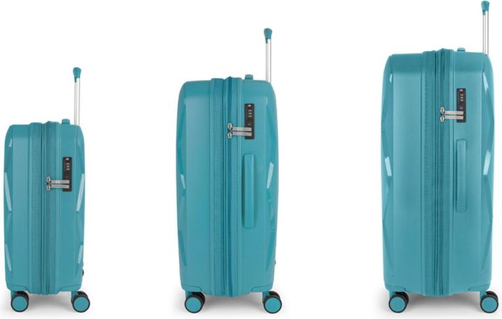 Actual product image Gabol Infinity 4 Rollen Kofferset 3-teilig mit Dehnfalte (219 l, XL (from 140l))
