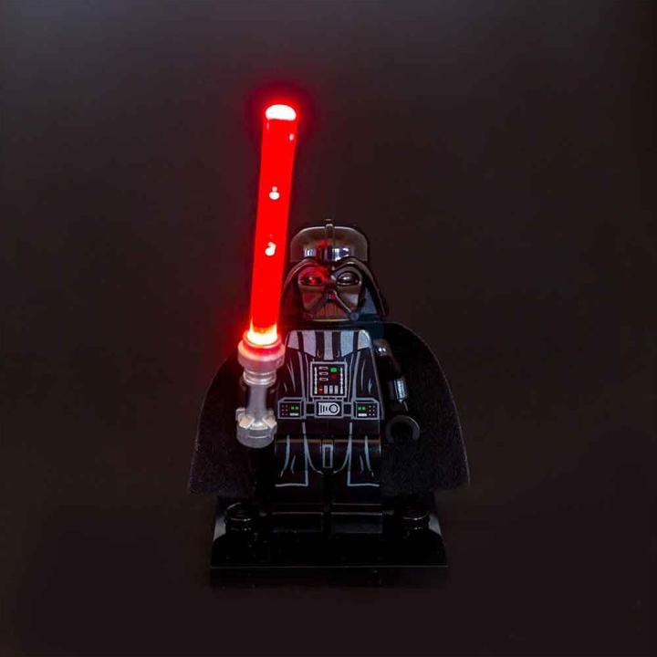Produktbild Light my bricks LED Beleuchtung für LEGO® Start Wars Lichtschwert - Rot (5 cm Kabel)