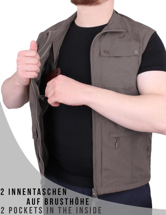 Produktbild Normani Herren Outdoor Weste Kudu (4XL)