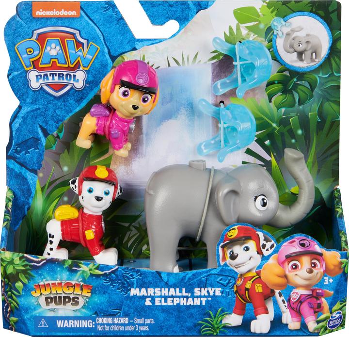 Actual product image Spin Master Paw Patrol Jungle Pups Marshall Skye Pups