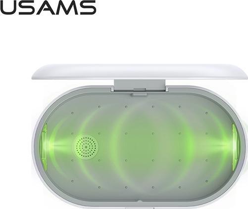 Actual product image Usams Sterylizator UV z ład. indukcyjną 10W biały/white ZB138XDJ01 (US-ZB138)