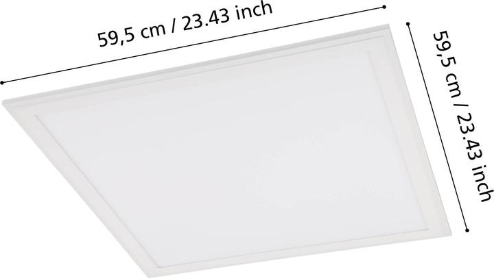 Produktbild EGLO SALOBRENA 1 Deckenleuchte weiss (4300 lm)