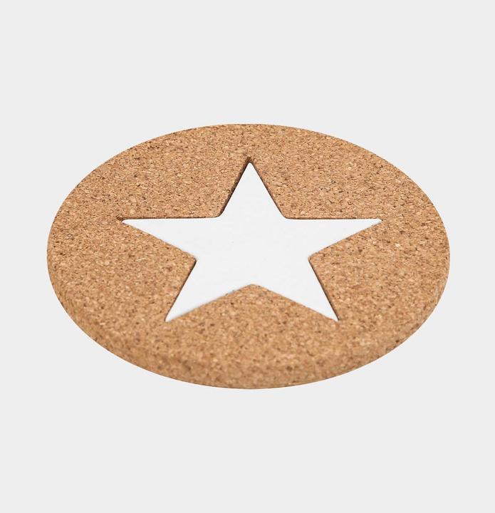 Immagine prodotto I Am Creative Sottopentola in sughero, sottopentola per pentole e padelle, set 5 pezzi. (5 x, Pan coaster)