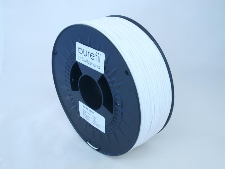 Actual product image Purefil Filament (MABS, 1.75 mm, 1000 g, White)