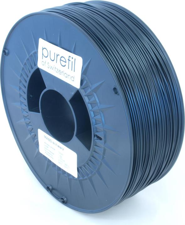 Actual product image Purefil Filament (MABS, 1.75 mm, 1000 g, Black)