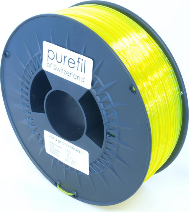 Immagine prodotto Purefil Filamento (PETG, 1.75 mm, 1000 g, Giallo, Trasparente)