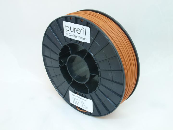 Actual product image Purefil Filament (PLA, 1.75 mm, 750 g, Orange)