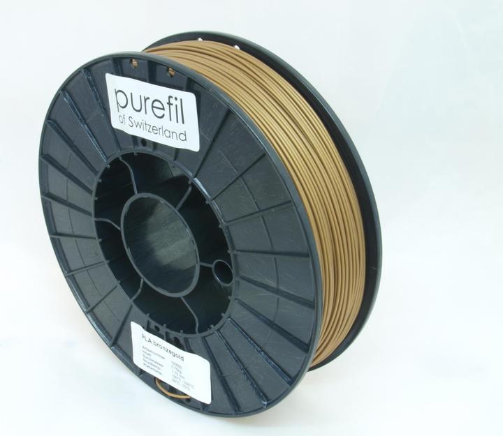Produktbild Purefil Filament (PLA, 1.75 mm, 750 g, Gold)