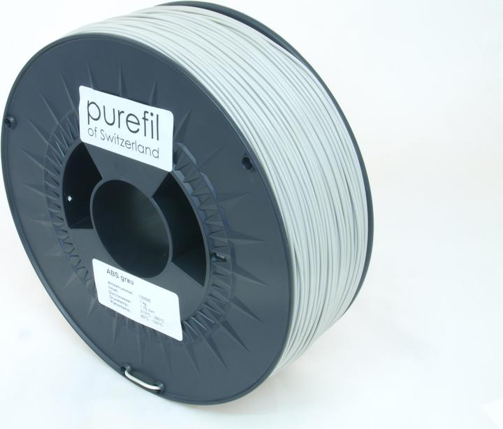 Produktbild Purefil FIlament (ABS, 1.75 mm, 1000 g, Grau)