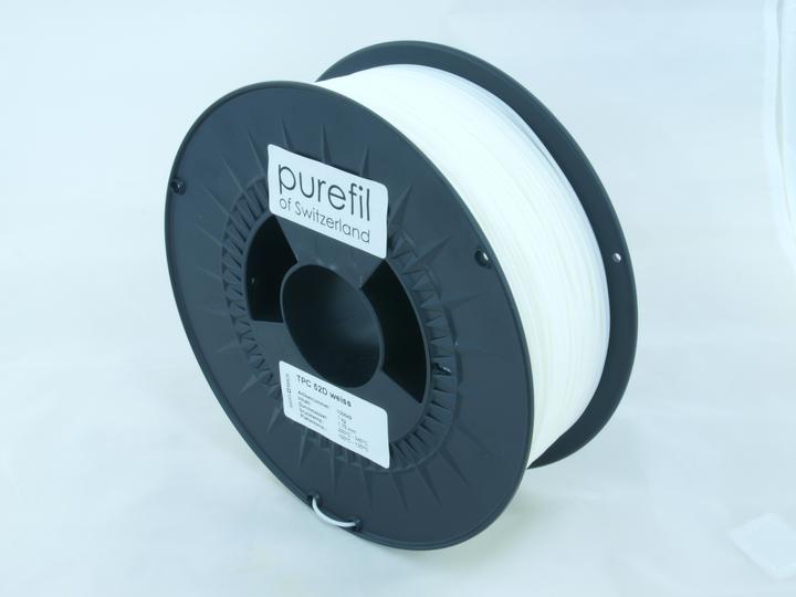 Actual product image Purefil Filament (TPC, 1.75 mm, 1000 g, White)