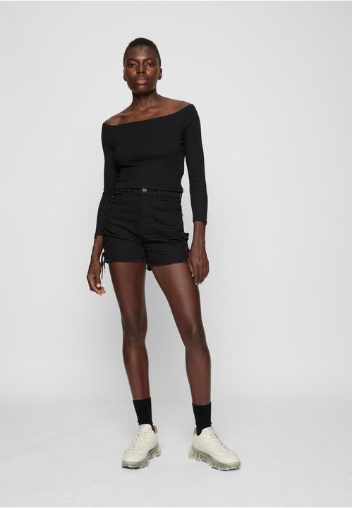 Actual product image Urban Classics Ladies Off Shoulder Rib Longsleeve - 16497 (3XL)