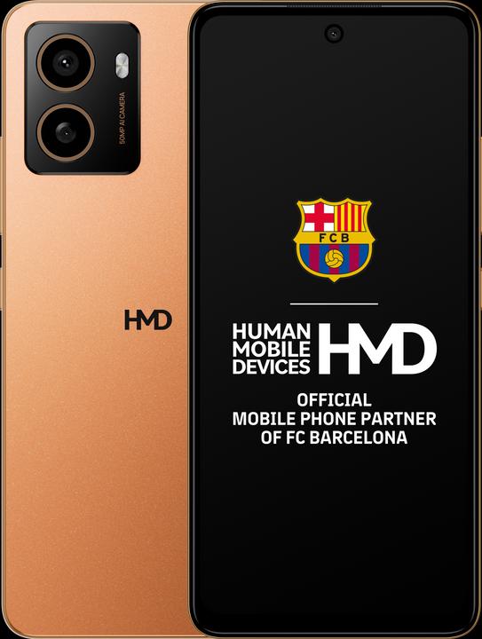 HMD Pulse+ (128 GB, Apricot Crush, 6.56", Single SIM, 50 Mpx, 4G)