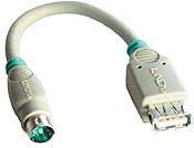 Produktbild Lindy USB Adapter zu PS/2 Port (0.15 m)