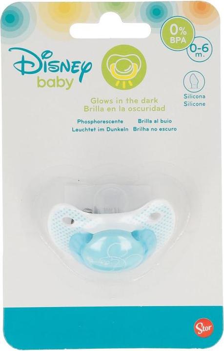 Actual product image Mickey Mouse - dummy silicone anatomical shape 0 - 6 m (glow in the dark) universal (1 x, up to 6 M.)