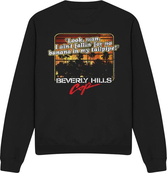 Immagine prodotto Beverly Hills Cop Banana In My Tailpipe Felpa Adulto Unisex (L)