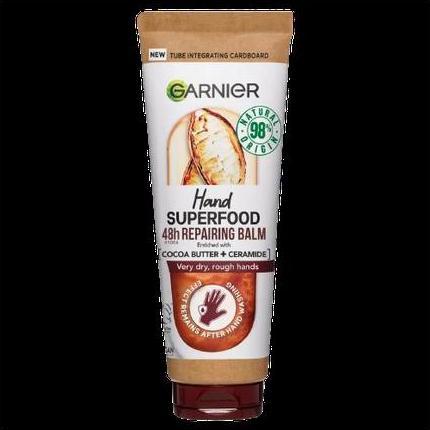 Actual product image Garnier Superfood Cocoa Hand Repairing Balm 75ml (75 ml)