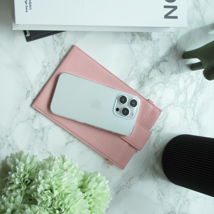 Produktbild PhoneLook Elegante universelle Smartphone Umhängetasche aus veganem Leder inkl. Umhängegurt aus Leder (vegan)