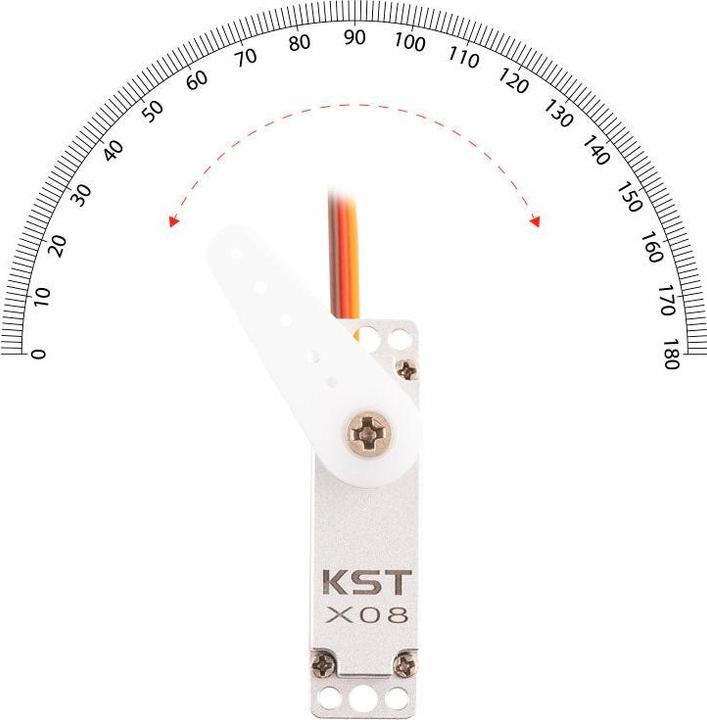 Produktbild KST Flächenservo X08 V6.0 2.8 kg, 0.09 s, Digital HV