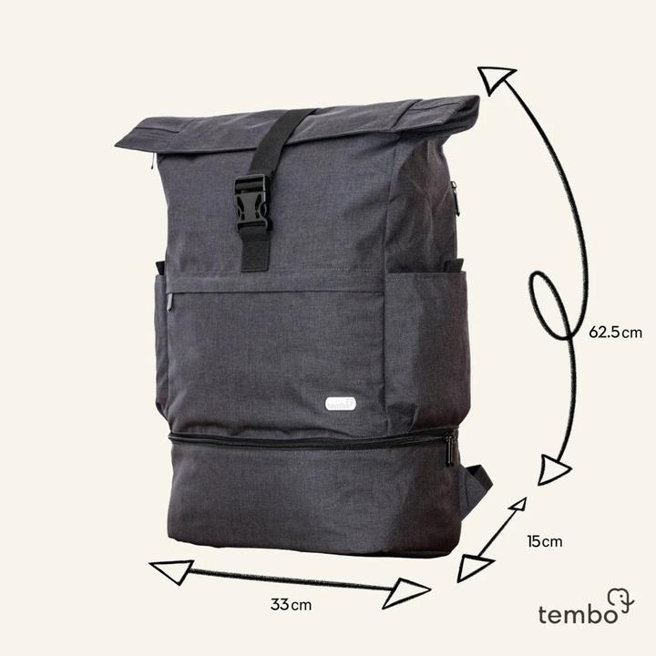 Produktbild Tembo - ergonomischer 2in1 Laptop-Rucksack Chiang Mai Himbeere (32 l)