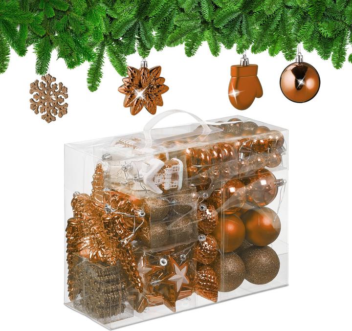 Actual product image Relaxdays christmas bauble (100 -part)