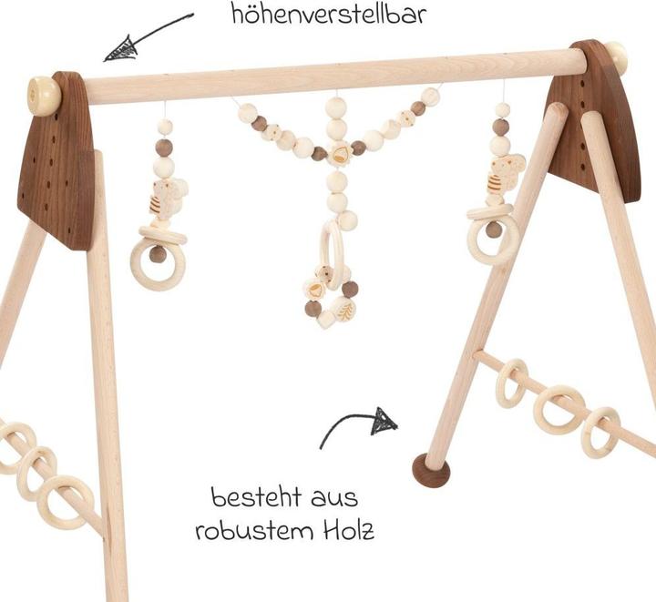 Produktbild Goki Baby-Fit Eichhörnchen, Greif- und Spieltrainer