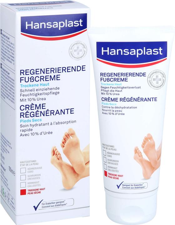 Immagine prodotto Hansaplast Crema piedi rigenerante con 10% di Urea Tb 100 ml (Crema piedi e gel piedi, 100 ml)